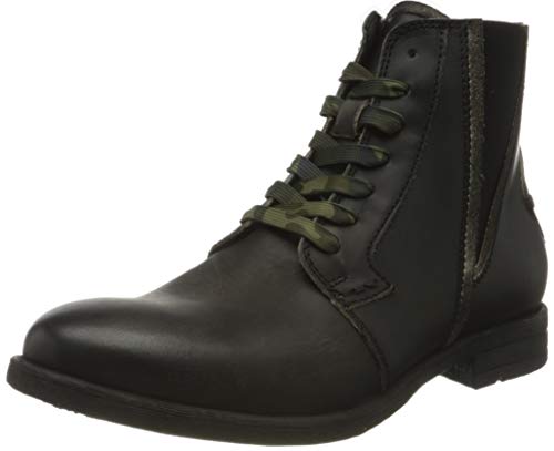 REPLAY Men's Biker Fashion Boot, Grey 055 Stone, 8 UK