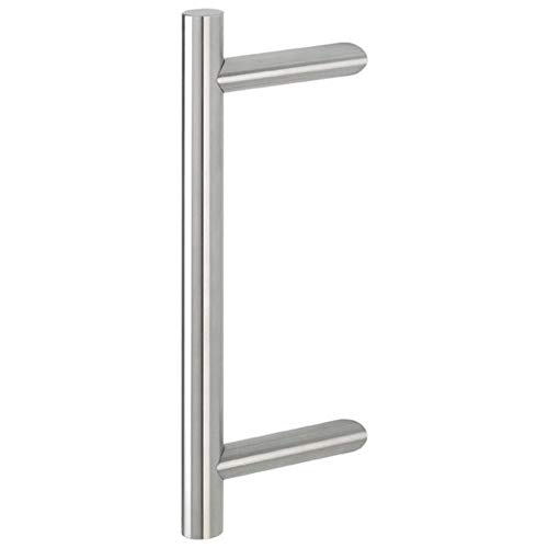 Hoppe E5011 Stainless Steel Matt, Design: Straight, Rod Handle Shock House Door Pull Handle, 2011053, Edelstahl, 500/300mm - Image 2