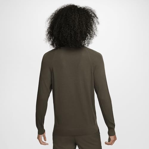 Nike Tour Men's Golf Sweater (FQ8832-325, Cargo Khaki/Black)2