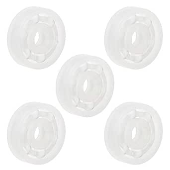 5 Pièces Billes PP 18mm - Roulements En Plastique Polypropylène Pour Convoyeurs, Valves Et Rouleaux Industriels