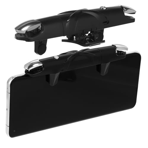 LIFKICH Adjustable Mobile Gaming Trigger Controller with Coating Clip Phone Game Controller Attachment Compatible with All Devices Compact Design for Unobstructed View