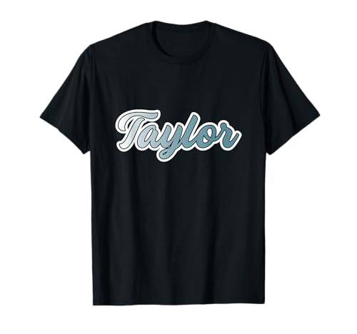 First Name Taylor Team Taylor Athletic College-Style Camiseta