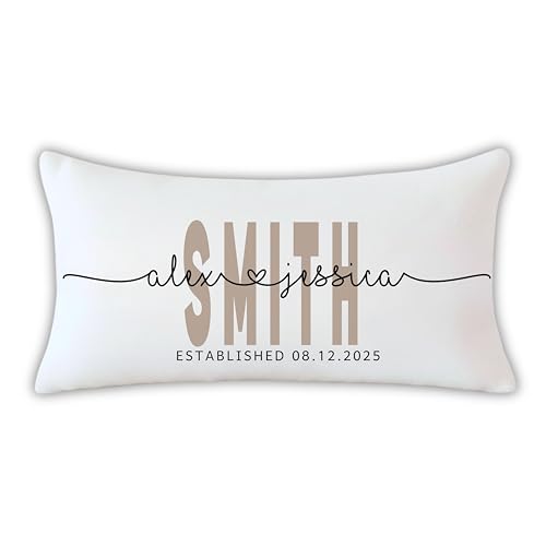 Almohada de poliéster 50.8 cm x 30.5 cm personalizada