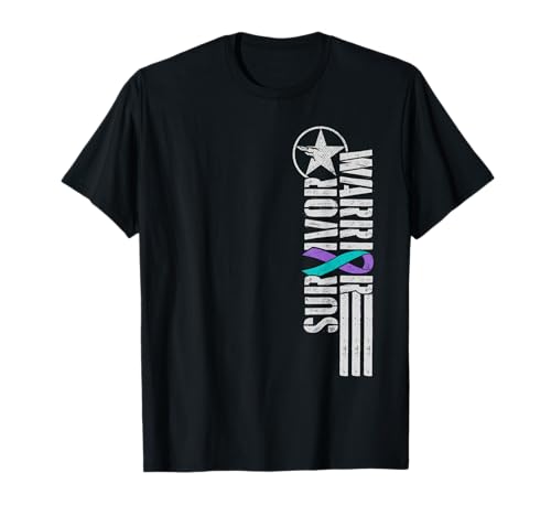 Guerriero Prevenzione Suicidio/Sopravvissuto - Stile militare Maglietta