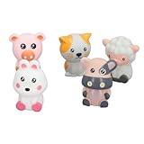 Simpatici modelli di animali: i giocattoli con marionette da dito per animali sono a tema con animali dei cartoni animati, con un design carino e vivace per attirare l'attenzione del bambino.