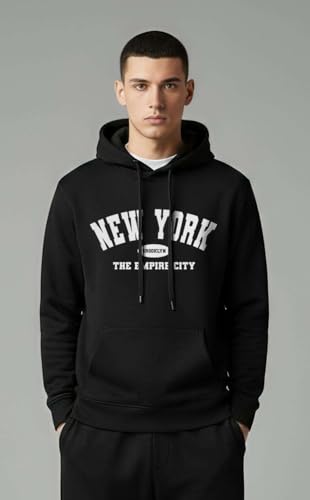 Image of Meut Men's Cotton Blend Hoodie | Stylish & Warm Sweatshirt for Gym, Running, Travel & Winter Wear | Comfortable Hooded Pullover for Everyday Use