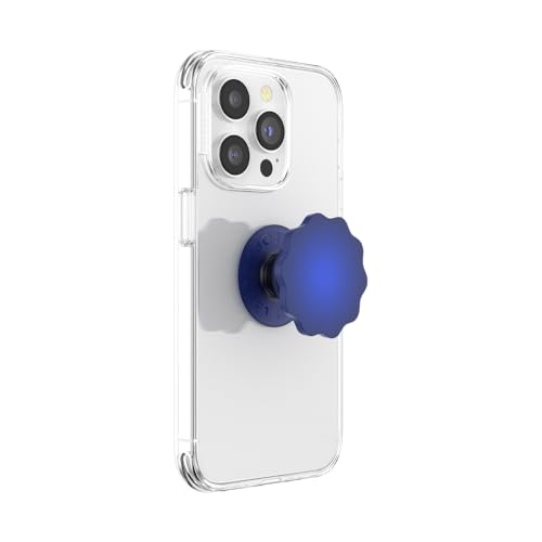 Image of PopSockets Phone Grip with Expanding Stand - Molded Flower Cobalt
