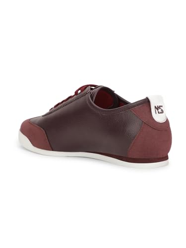Image of North Star 8515: Kawasaki 2.0 E Maroon Sneakers Sports Lace-Up Casual Shoes for Men