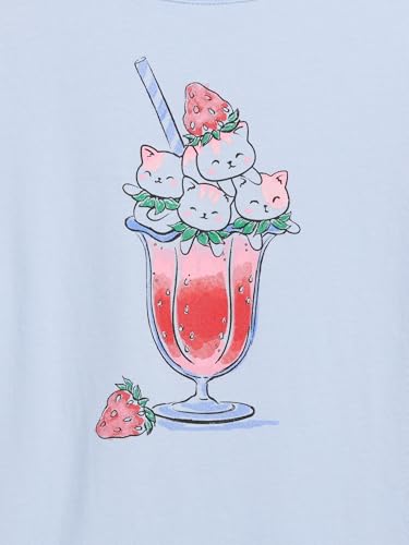 Image of Gap Girls' Long Sleeve Graphic Tee T-Shirt