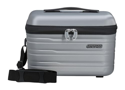 American Tourister Flashline - Kosmetikkoffer, 36 cm, Silber (Sky...