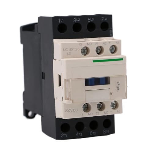 Contacteur LC1DT25LD fini les bruits de bobine relais 4NO 25A 200V DC silencieux