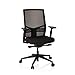 Produktbild hjh OFFICE 720096 Profi Bürostuhl VARETO I Stoff/Netz Schwarz Drehstuhl ergonomisch, Rückenlehne & Armlehnen höhenverstellbar