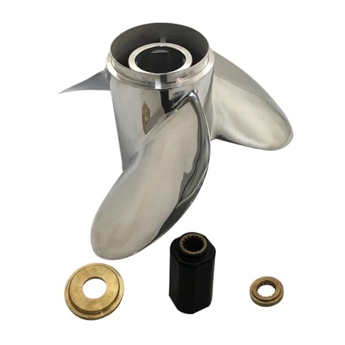 Image of Ship Outboard Propeller 16X18.5 for 150-300HP Stainless Steel 15 Tooth Splines Outlet Boat Parts 99105-00800-18P