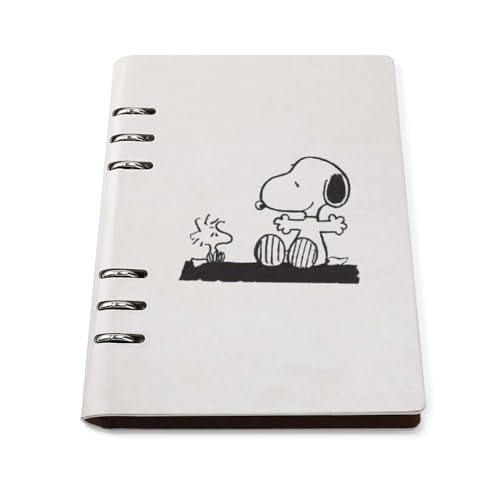 スヌーピー ルーズリーフ さらさら書ける メモ帳 ダイアリー ノート キャンパスノート 用途別 日記 A5 日記帳