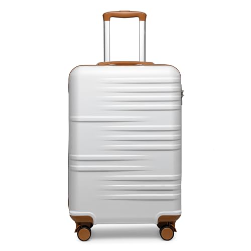 British Traveller Reisekoffer Hartschalenkoffer ABS+PC Koffer Trolleys 54 * 36.5 * 21.5cm Neu Weiß British Traveller Reisekoffer Hartschalenkoffer ABS+PC Koffer Trolleys 54 * 36.5 * 21.5cm Neu Weiß