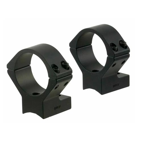 Talley BLR Scope Mounts (BAR/BPR) - 730711 30mm Tube Diameter Low Black Mounting Rings - F .400', R .400' - Compatible with Browning B.L.R, B.A.R & B.P.R Rifles