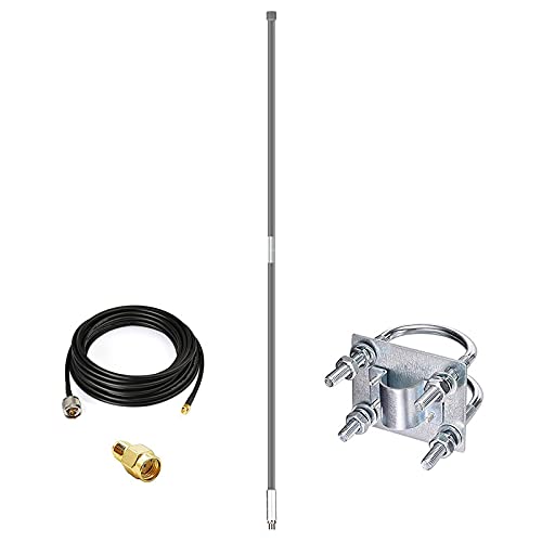 Gainfi Omni LoRa - Antena de puerta de enlace (868 mhz, 12 dBi, mayor ganancia, rango de 86 pulgadas, impermeable, para RAK2 Nebra Bobcat EasyLinkIn Syncrob Helium Miner