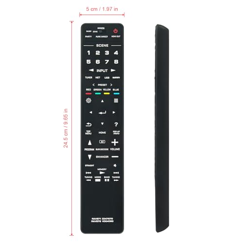 Télécommande Yamaha compatible RX-A3080 RXV2085 RX-A8A RAV578 VDQ4060 - 3