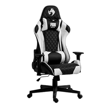 Cadeira Gamer Giratória Fox Racer Extreme Até 120kg Branco