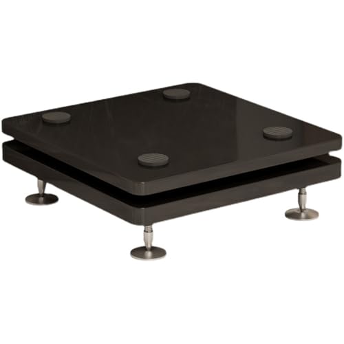 Generisch Generic Lautsprecherständer 2 Etagen Schwarz