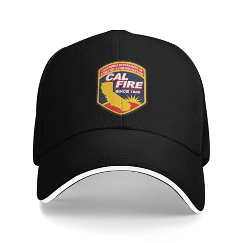 Casquette Cal Fire en coton ajustable pour le running et la protection solaire