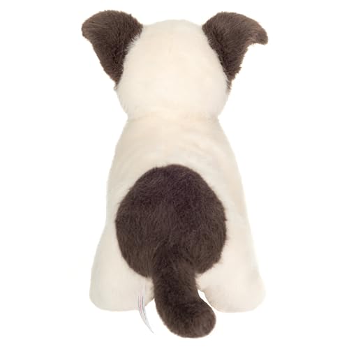 Teddy Hermann 91986 Hundewelpe Russell 25 cm, Kuscheltier mit idealem Recyclinganteil (Füllmaterial)