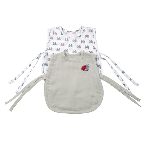 Image of TWC Organic Cotton Muslin Jhablas for Newborn Baby Boy and Girl | Unisex Baby Vest, Soft & Breathable All-Season Wear