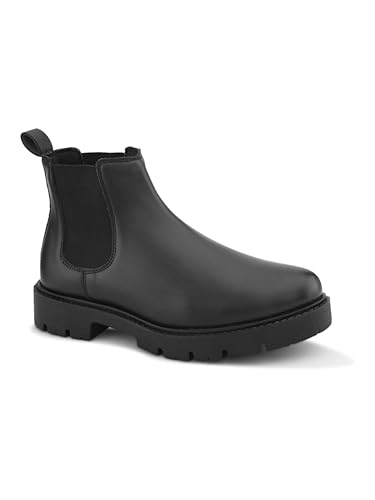 Image of Big Fox Women's Chelsea Boots - Slip-On Ankle Boots with Lug Sole