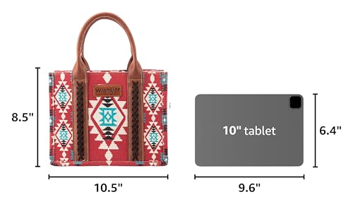 Image of Wrangler Purse Western Aztec Tote Bag Women Top Handle Handbags with Detachable Strap | Western