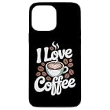 I Love Coffee Beans ハートマグ スマホケース iPhone 13 Pro Max 用