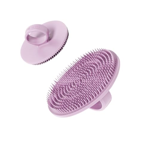 Image of Face Scrubber - Handheld Facial Tool, Deep Cleansing Exfoliating Facial Brush. Fights Acne with Gentle, Silicone-Like Bristles, Long Lasting, & Hypoallergenic (Thistle)