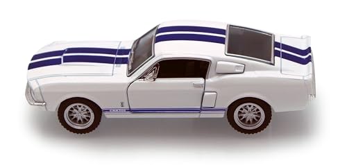Kinsmart Scale 1/38 1967 Ford Shelby Mustang Gt-500 Diecast Car White