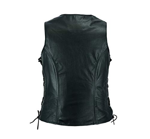 Leatherick Women's Buffalo Leather Vest