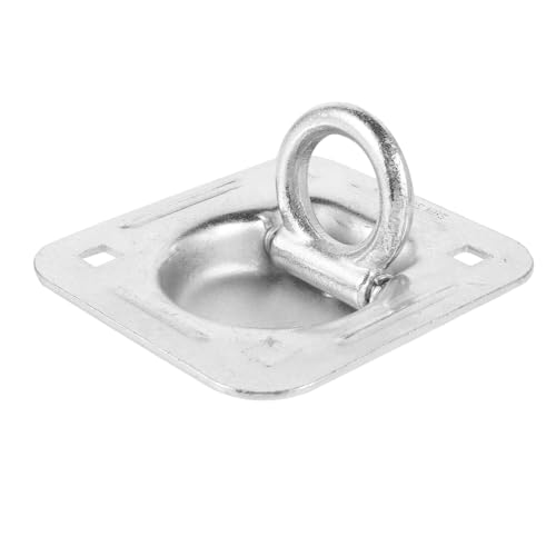 Veemoon Stainless Steel Trailer Tie Down Anchor Flush Mount Handle for Cargo Truck Boat Ring Hatch Pull