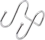 S-Shaped Stainless Steel Hooks, Kitchen and Bedroom Utensils, Hangers, Pots, Clothes and Bags, Etc. S-Hooks Attractive and Professional