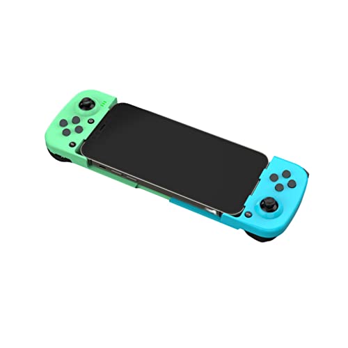 tinysiry Palanca de mando de juego móvil Gatillo Joystick Gamepad Mango extensible Azul y Verde Cover