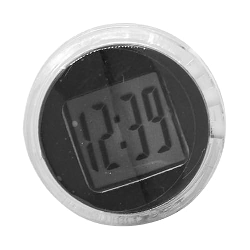 ダッシュボードスティックオンクロック | デジタルスティックオンベントウォッチ | ノベルティダッシュボードクロック | 車のダッシュボード用時計 | 小型車のダッシュボードクロック | ラウンド防水自動車ウォッチ ホーム&サイクル用