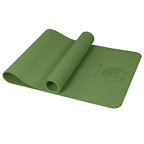Slim Panda Yoga Mat 6mm w/Carrying Strap and Bag