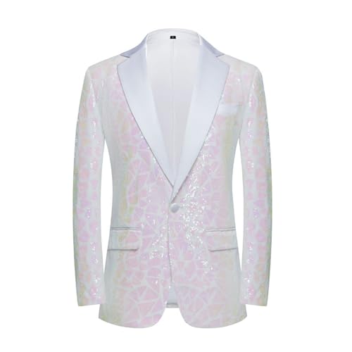 Veste à paillettes rose pour homme idéale pour vos soirées mondaines et spectacles