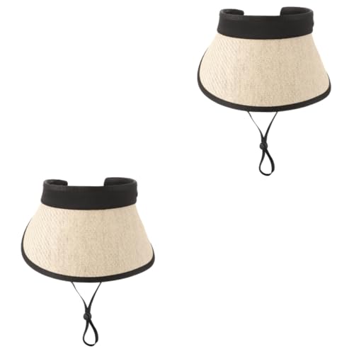 Chapeau pare-soleil femme casquette à bord visière extérieur bandeau plage