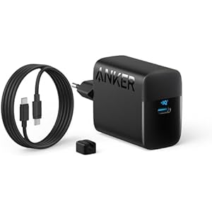Anker Superveloce Caricatore USB C 45W, Caricabatterie Samsung,supporta la ricarica rapida PPS per Samsung S25 Ultra/S24/S23+/S23/S22, iPhone 17 Pro Max Air/16/15,Pixel(cavi da 1,5m inclusi)