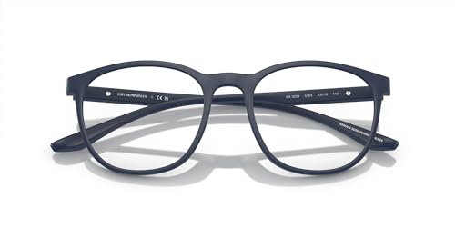 Image of Emporio Armani mens Ea3229 Round Prescription Eyewear Frames