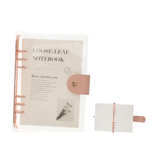 Classeur A5 transparent à feuilles détachables pour organiser ses cours