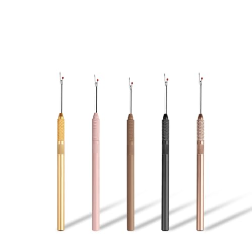 GlamorDove 5Pcs Thread Seam Ripper Stitch Unpicker Cutter Thread Remover Tool Hand Sewing Accessories for Sew in Hair Extensions and Crafting Embroidery