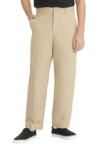 classroom school uniforms big boys flat front pant khaki 16