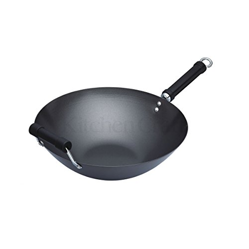 Wok Anti-Adhésif Base Plate 35 cm - Kitchen Craft