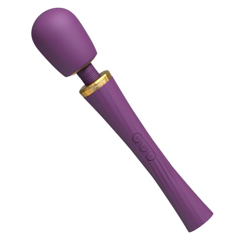 Tracy's Dog Wand Vibrator for Women, Adult Sex Toys with 5 Vibrations & 3 Speeds for Clitoral Nipple Stimulation, Magic Cordless Handheld Vibrating Ma