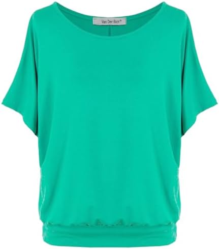 Van Der Rich ® - Oversize T-Shirt mit Fledermausärme - Damen