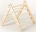 Kletterling Triángulo de escalada de 60 cm, altura regulable según triángulo pikler, de madera de abedul, triángulo de escalada, para niños y bebés, juguete a partir de 10 meses