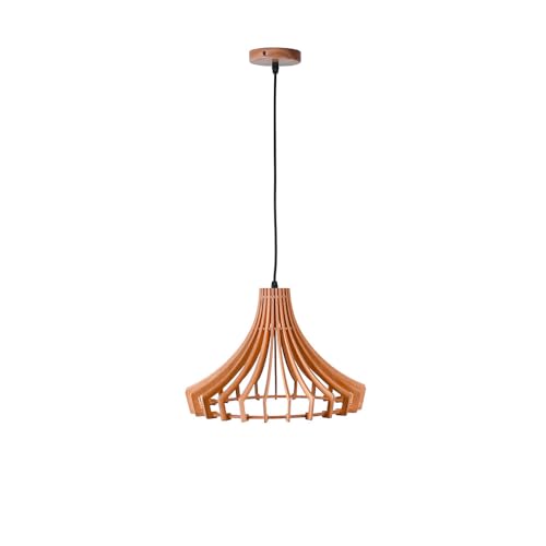 BEL AIR HOME - Lámpara Colgante de Material Natural Ajustable | Iluminación Elegante | Estilo Moderno para Interiores, MANILA 35 CM